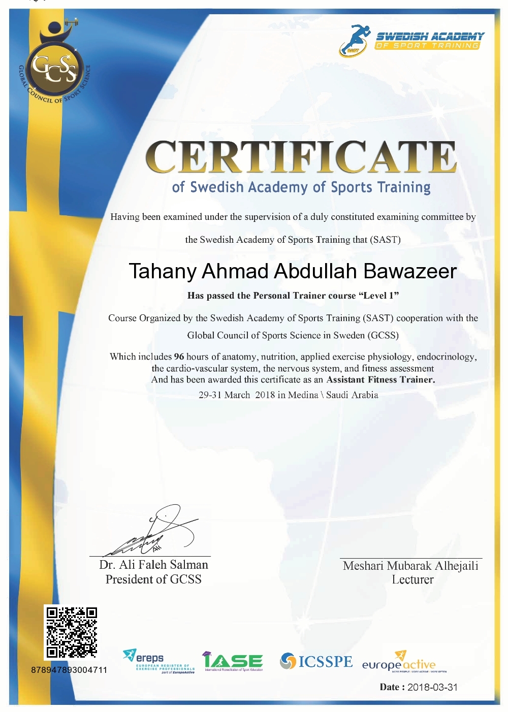 Tahany Ahmad Abdullah Bawazeer